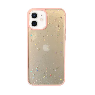Image de Smartphonica iPhone 11 coque TPU transparente avec
  paillettes - Rose