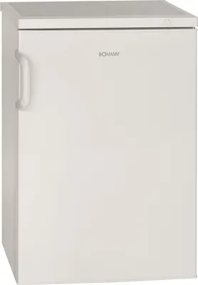 A white Bomann freezer.