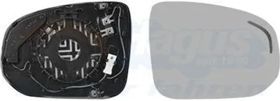 Produktbild von VAN WEZEL Spiegelglas Außenspiegel Rechts für VOLVO XC60 II (246) Konvex Beheizbar ohne Automatische Abblendung 5926836