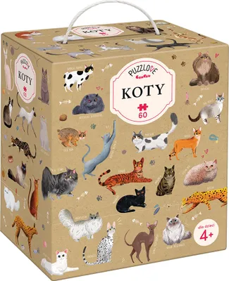 Obrázek produktu pro Puzzle 60 Puzzlove Koty Czuczu