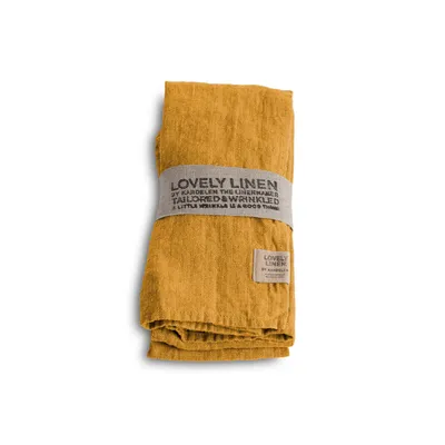 Produktbild von Lovely Linen Linen Lovely Serviette Leinen honey (1 Stück)
