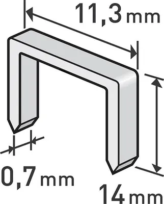 Produktbild von Extol Premium, 8852205, Klammern, Packung je 1000 St