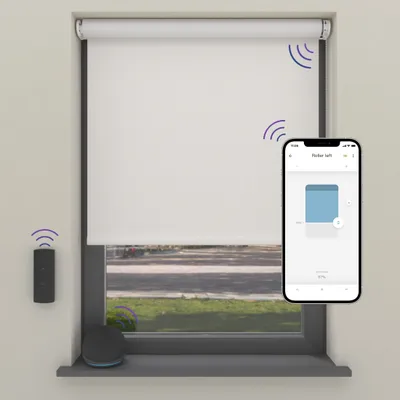 Produktbild von Cocoon Home Elektrisches Rollo für Smart Home 200x190 - Verdunkelnd - Weiß