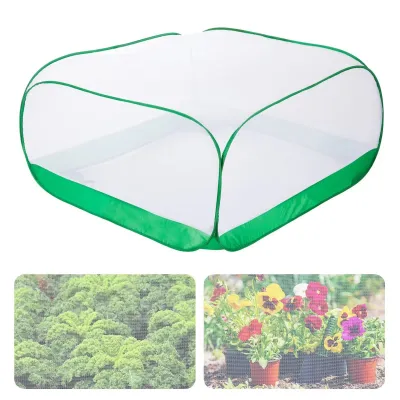 Produktbild von Faltbares Gartennetz, Schutzgitter für Pflanzen 120 x 120 x 60 cm, Effektive Barriere gegen Tiere und Vögel,Gemüseschutznetz,Insektenschutznetz