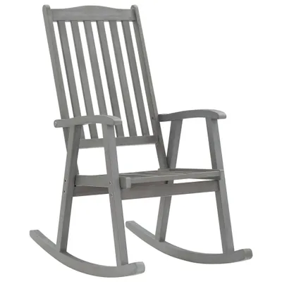 Productafbeelding van Schommelstoel van acaciahout, 57 x 117 x 100 cm, grijs