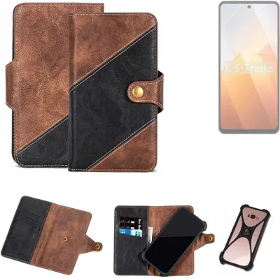 Produktbild von K-S-Trade Handyhülle Schutzhülle Bookstyle Case kompatibel mit Vivo Y100t Klapphülle Cover Hülle Schutztasche 1x