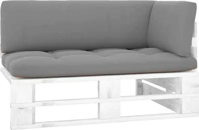 Produktbild von Langlebig Outdoor-Ecksofa Paletten Kiefernholz Imprägniert Weiß November15439020