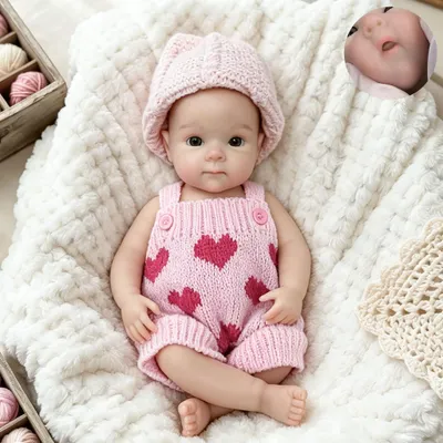 Produktbild von Babypuppe Silikon, realistisch, 30 cm, für Kinder zum Spielen