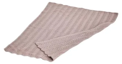 Produktbild von Smallstuff Puppendecke - Fishbone Knit - Powder