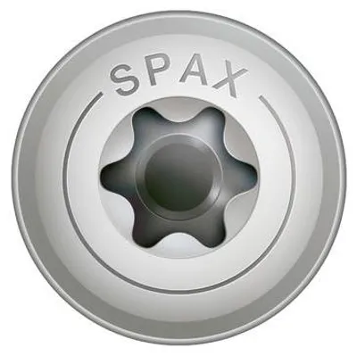 Produktbild von SPAX HI.FORCE Tellerkopf T-STAR plus T40 4CUT Edelstahl A2 6x80 Gesamtgewinde T30