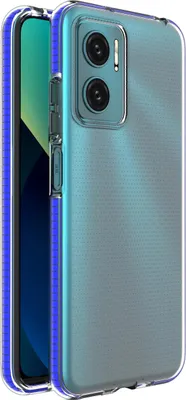 Produktbild von Spring Case Gelhülle mit farbigem Rahmen für Xiaomi Redmi 10, dunkelblau