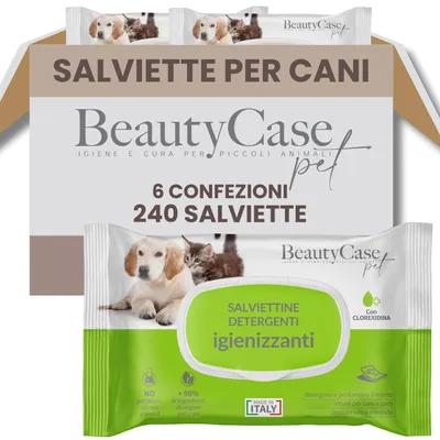 Immagine prodotto di Salviette Detergenti Animali Igienizzanti con Clorexidina - 240pz