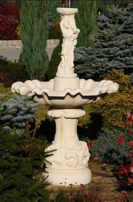 Image de Fontaine décorative Fontaine sculpture Décoration Jardin Fontaine Nouveau 157cm