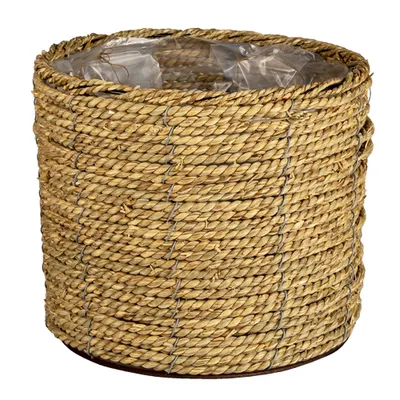 Produktbild von Clayre & Eef Blumentopf Ø 26x21 cm Braun Seegras