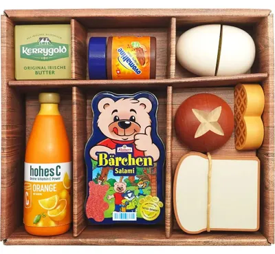 Obrázok produktu pre Tanner DER KLEINE KAUFMANN TANNER Deco Großes Frühstücksset aus Holz