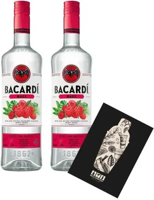 Produktbild von Bacardi 2er Set Razz 2x 0,7L (27% Vol) Rum mit Himbeere- [Enthält Sulfite]
