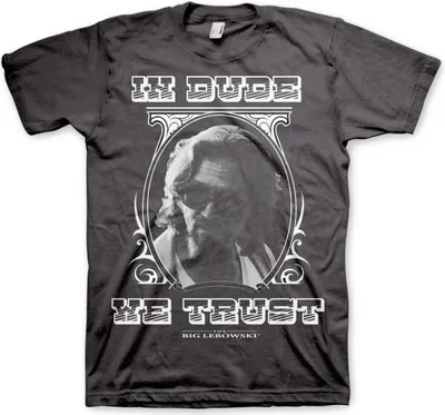 Produktbild von In Dude We Trust T-Shirt - Small - Dark-Grey