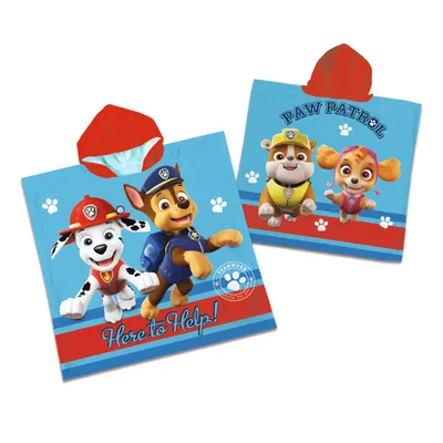 Produktbild von Herding Paw Patrol Badeponcho, 60x120cm