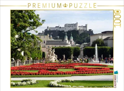 Produktbild von CALVENDO Puzzle Mirabellgarten in Salzburg | 1000 Teile Lege-Größe 64x48cm Foto-Puzzle für glückliche Stunden
