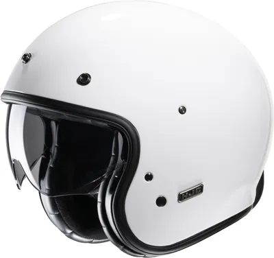 Produktbild von HJC V31 Solid Retro Jethelm (White,L (58/59))