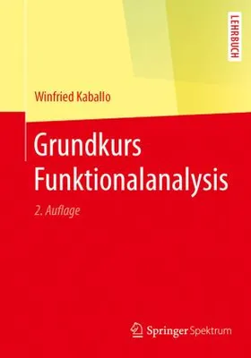 Produktbild von Grundkurs Funktionalanalysis