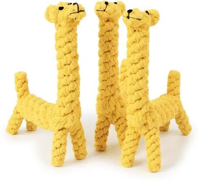 Produktbild von Hunde Spielzeug - 3er Pack Hundespielzeug Seil - Puppyspielzeug zum Kauen - für kleine Hunde - interaktives Seilspielzeug - gegen Langeweile, Zahngesundheit und Stressreduktion
