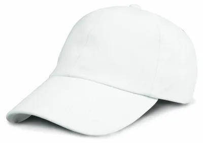 Produktbild von Herrenmütze - Result LOW PROFILE HEAVY Baumwolle CAP - white - Größe ONE