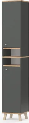 Image de Meuble salle de bain Vicco Senyo Anthracite 30x174cm, Model 36365