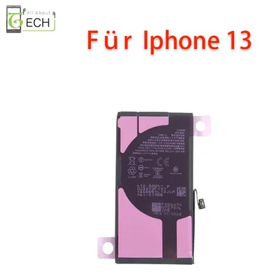 Produktbild von Ersatz Akku für iPhone 13 inkl. Kleber 3227mAh Accu Batterie Battery