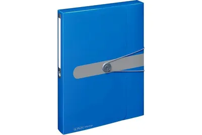 Zdjęcie produktu dla Herlitz 11206125, A4, Polipropylen (PP), Niebieski, 4 cm, 1 szt.