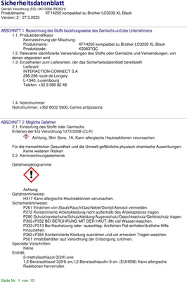 Produktbild von Q-CONNECT KF14255 Alternativ Q-Connect Tintenpatrone schwarz (KF14255)
