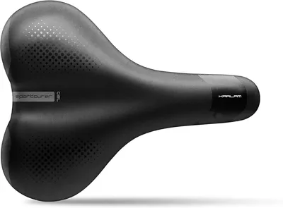 Zdjęcie produktu dla Siodełko rowerowe do rowerów miejskich, miękki żel, wodoodporne, oddychające, czarne, do roweru