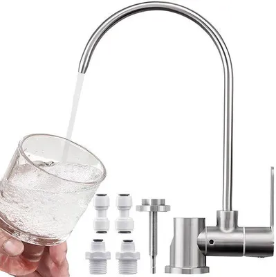 Produktbild von Umkehr-Osmose-Wasserhahn Edelstahl Kaltwasser