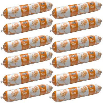 Produktbild von Tuftuf | Nassfutter für Hunde - 12x900g - Truthahn - Vollwertige Ernährung - 63% Feuchtigkeit