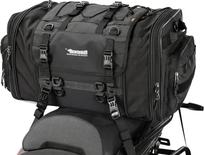 Image de Sacoche arrière moto 40-60L extensible étanche noir