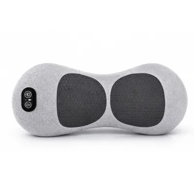 Produktbild von 3-in-1 Rückenmassagekissen mit Wärme, Vibration und elektrischer Höhenverstellung, Lordosenstütze aus Memory-Schaum