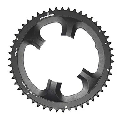 Produktbild von STRONGLIGHT 273958 Kettenblatt Type 105-110mm außen 53 Zähne, 11-fach, schwarz (1 Stück)