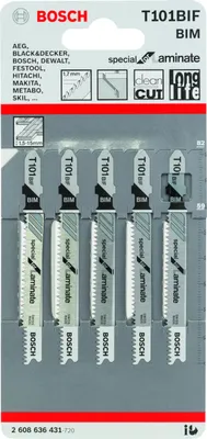 Produktbild von Bosch Stichsägeblatt a 5 Stck T 101 BIF