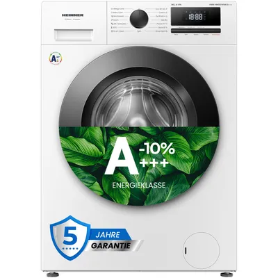 Produktbild von Heinner HWM-HME9014IVA10+++ Waschmaschine 9 kg, -10 %, 1400 U/min, Digital-Display, Weiß