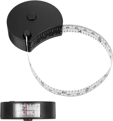 Produktbild von Körpermaßband für Messungen Ergonomisches Maßband 150 cm Schwarz