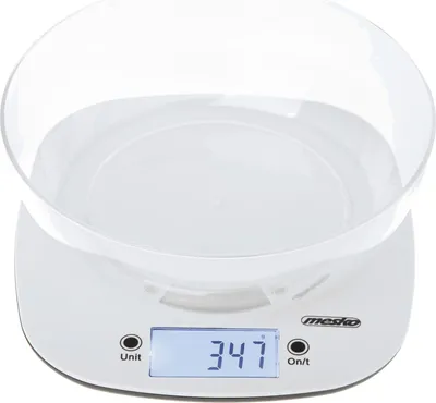 Zdjęcie produktu dla Adler Kitchen Scale with a bowl | MS 3179w | Graduation 1 g | Display type LCD | White