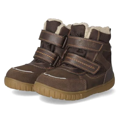 Produktbild von Lurchi Jungen Winterstiefeletten/ Stiefeletten JAFER Braun Leder-Textil-Synthetik-Mix Größe: 21