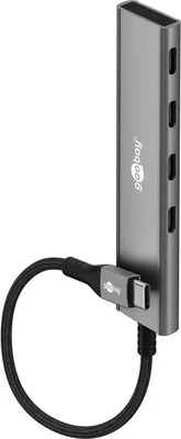 Produktbild von Slim 4-Port USB-Hub, USB-C auf USB-C, 5 Gbit/s