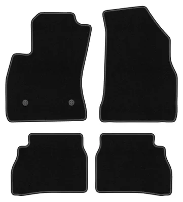 Immagine prodotto di Tappetini in moquette per Fiat Doblo II 2009-2020 – set 4 pezzi, neri, su misura – Wielganizator BASIC