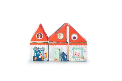 Produktbild von Lilliputiens Bauernhaus-stapelwürfel Mehrfarbig Mehrfarbig One Size