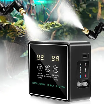 Produktbild von Intelligentes Terrarium-Sprühsystem - 360 Grad verstellbar - Für optimale Luftfeuchtigkeit