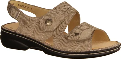 Immagine prodotto di Finn Comfort Milos, sabbia, pelle, NUOVO, donna, sandalo comodo - sandalo da donna comodo / soletta libera, beige, pelle (storm)
