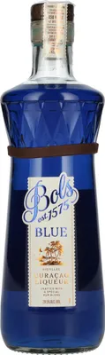 Image de Bols 1575 Blue Curaçao Liqueur 29,5% Vol. 0,7l