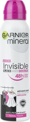 Produktbild von Garnier Mineral Invisible Protection Floral Touch Antiperspirant 48h 150ml W