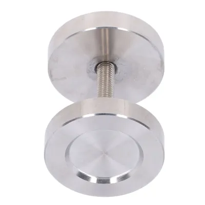 Imagen del producto de Manija para puerta corredera, manija para puerta corrediza, manija plana para contenedor redondo, manija redonda para puerta corredera, tirador para puerta corrediza, cubierta para pomo de puerta